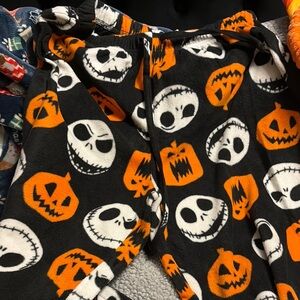 Disney Halloween Black and Orange Pajama Pants